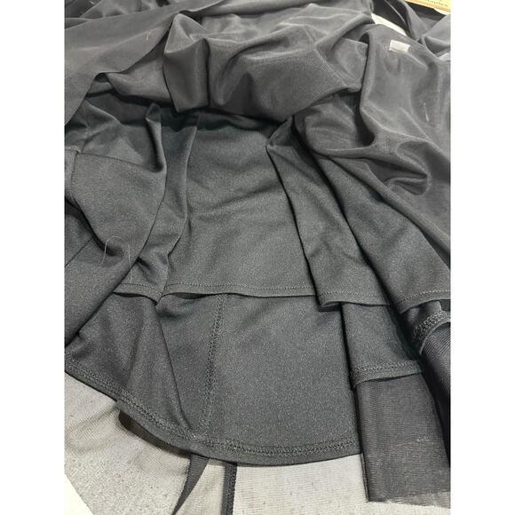 Holiday Party Dress Halter Midi Formal Evening Lace Overlay Black 8 Maggie Londn - Picture 7 of 12